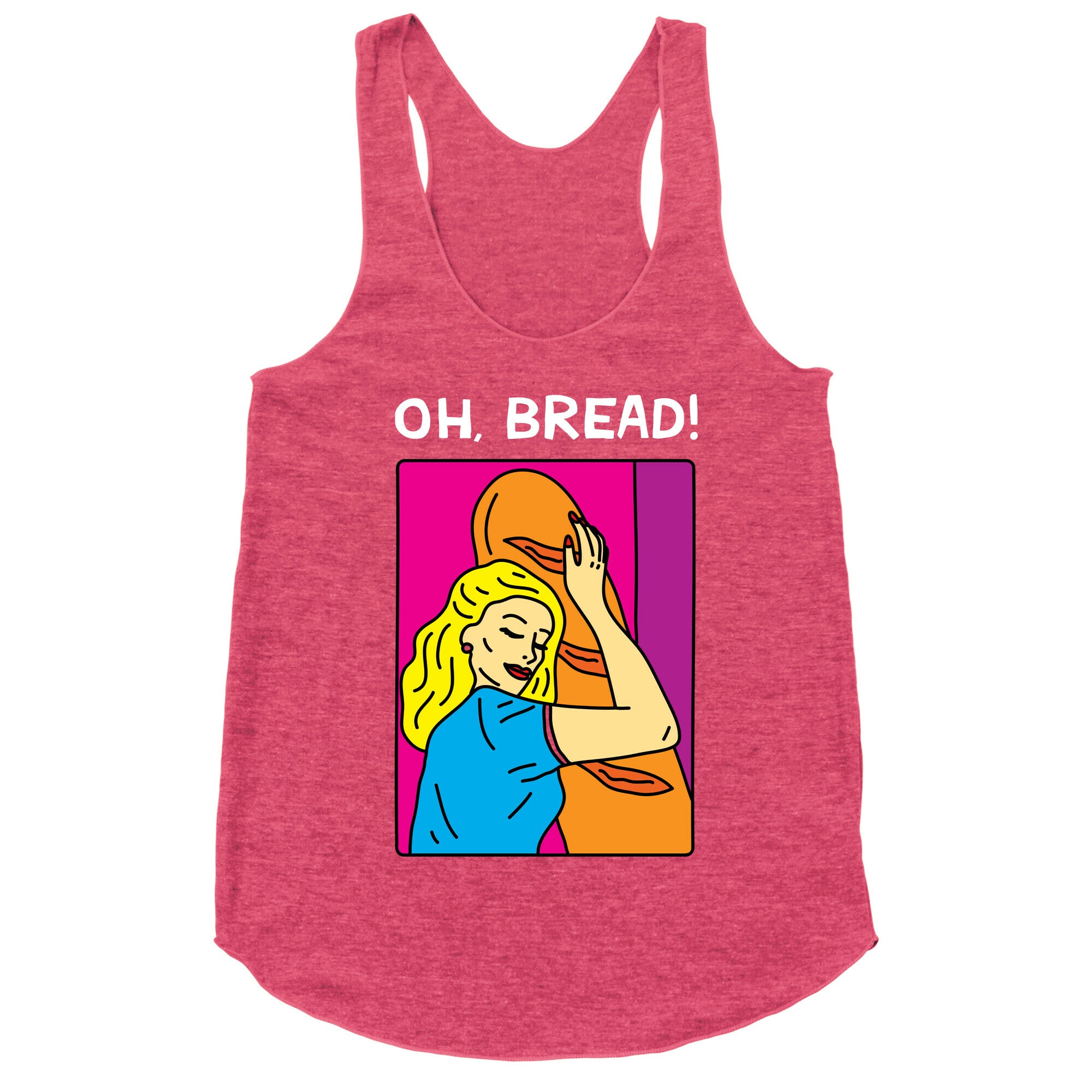 A Bread Love Story Comic  Racerback Tank